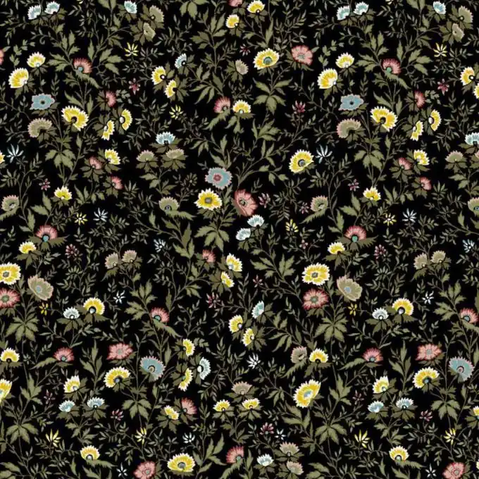 Baumwollstoff Liberty Mina Schwarz Angebot