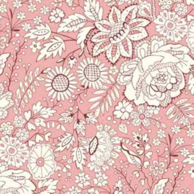 Heißes Angebot Baumwollstoff Liberty Picot Rosa