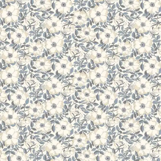 Baumwollstoff Liberty May Morris Blau Bestpreis