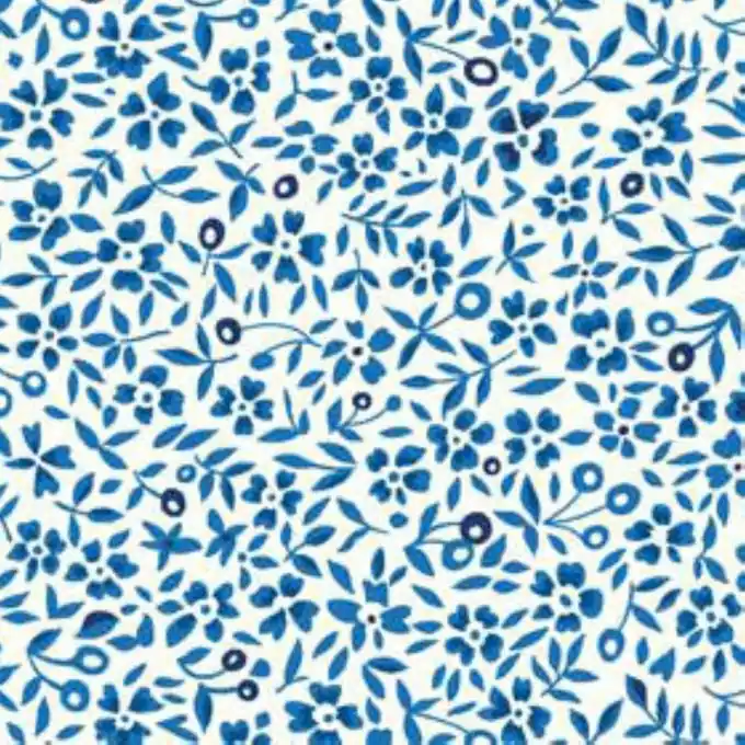 Wochenendangebot Baumwollstoff Liberty Indi Blau