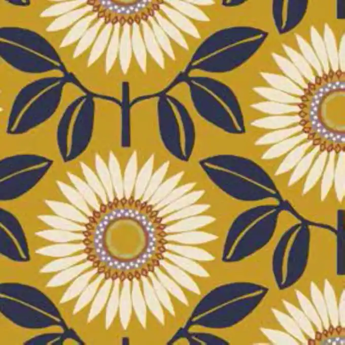 Baumwollstoff Liberty Walter Safrangelb Schnäppchen