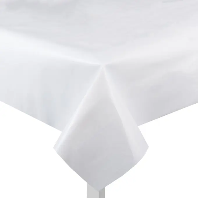 Geprüft Wachstuch einfarbig weiß