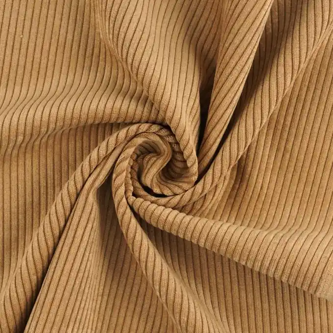 Cordstoff Goldgelb Aktuell