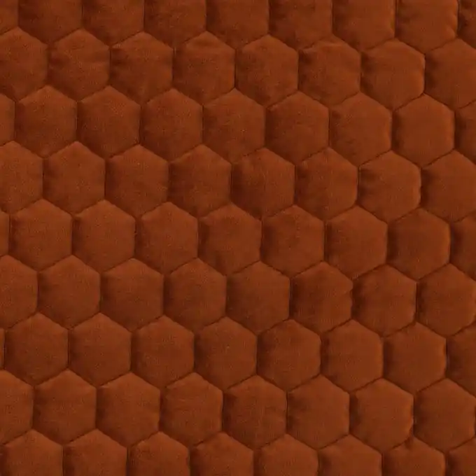 Gesteppter Stoff Samt Lisa Terrakotta Nur Für Kurze Zeit