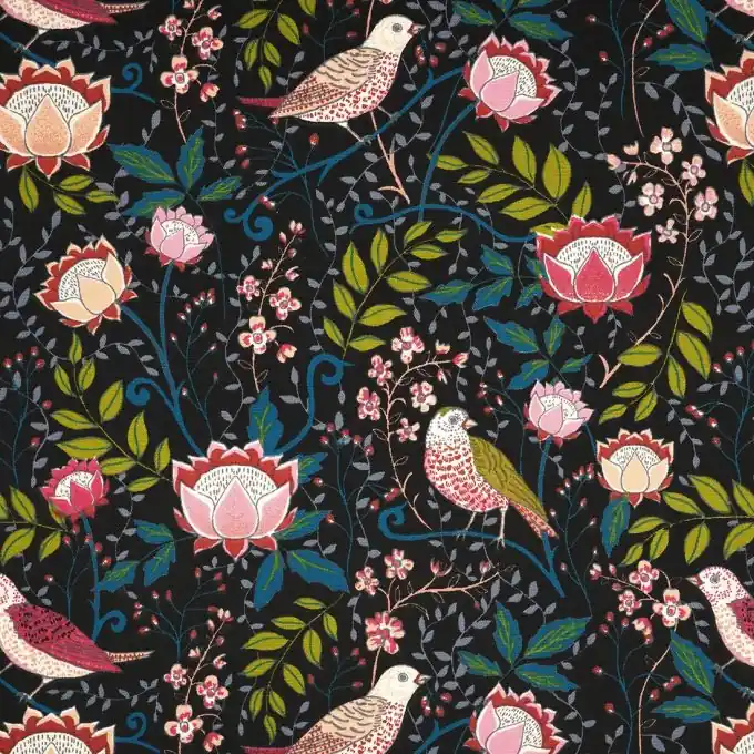 Dicker Baumwollstoff Birds Bunt Begrenztes Angebot