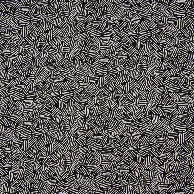 Heute Kaufen Popeline Viskosestoff Schwarz