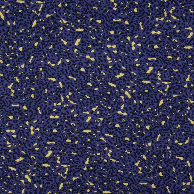 Jetzt Bestellen Popeline Viskosestoff Blau, gemustert