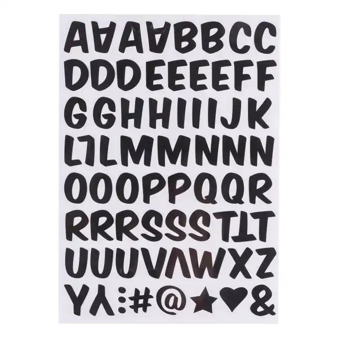 Gratis Versand Thermoklebender Alphabet