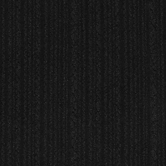 Gerippter Strickstoff, schwarz glänzend Kostenfreie Lieferung