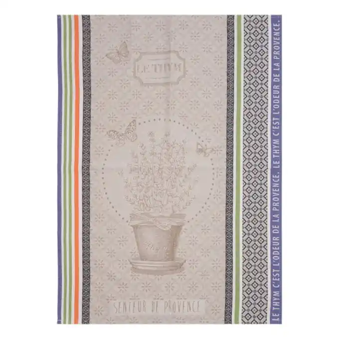 Mengenrabatt Geschirrtuch Thymian