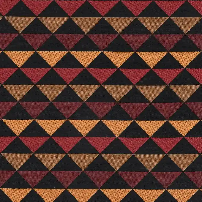 Geld-Zurück-Garantie Stoff Jacquard Dreieck Selena orange