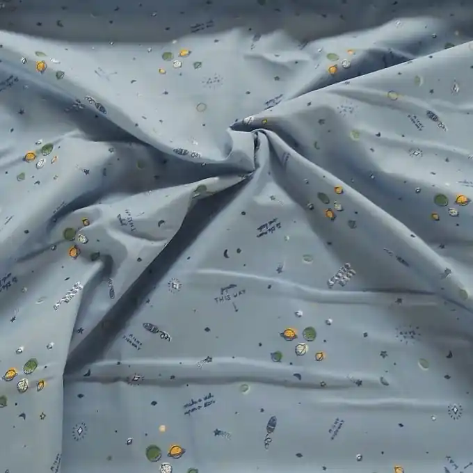 Angebot Batist Weltall grau