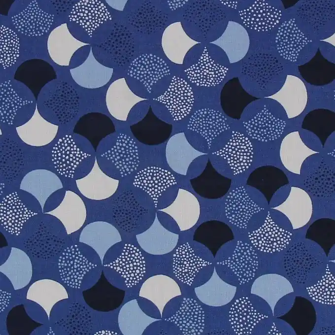 Versand Am Gleichen Tag Baumwollbatist Frou-Frou Lissabon Navyblau