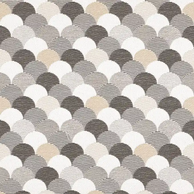 Neue Ware Jacquardstoff Sirène Grau