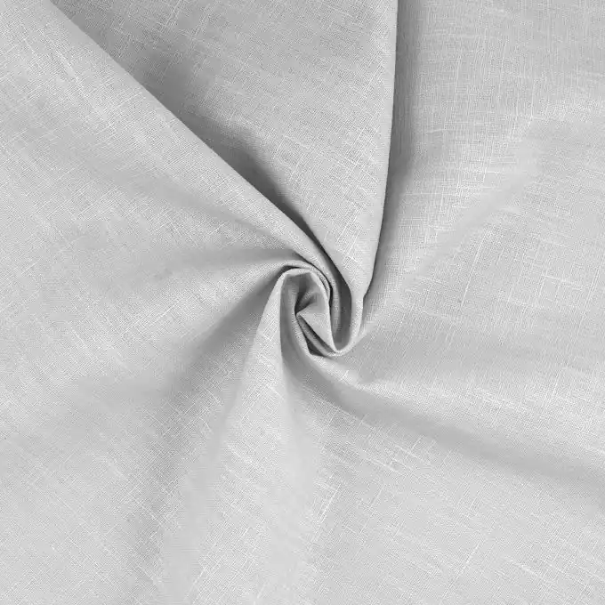 Kostenloser Rückversand Beschichteter Leinenstoff Hellgrau