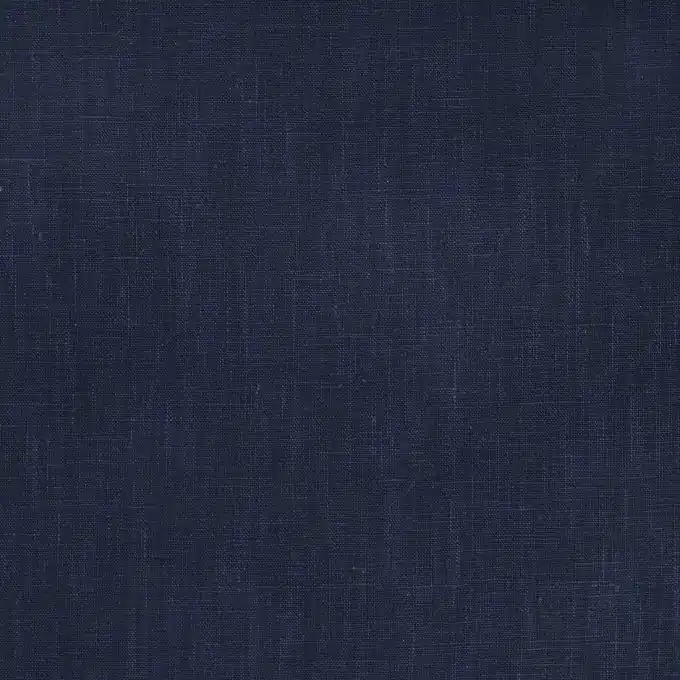 Beschichteter Leinenstoff Marineblau Begrenztes Angebot