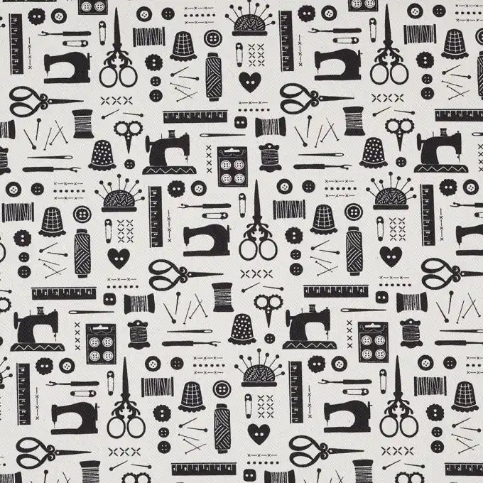 Körperstoff Nähmaschinen Schwarz Preiswert