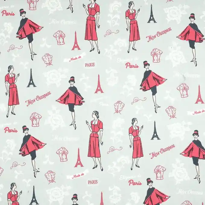 Angebot Canvasstoff Paris Blau