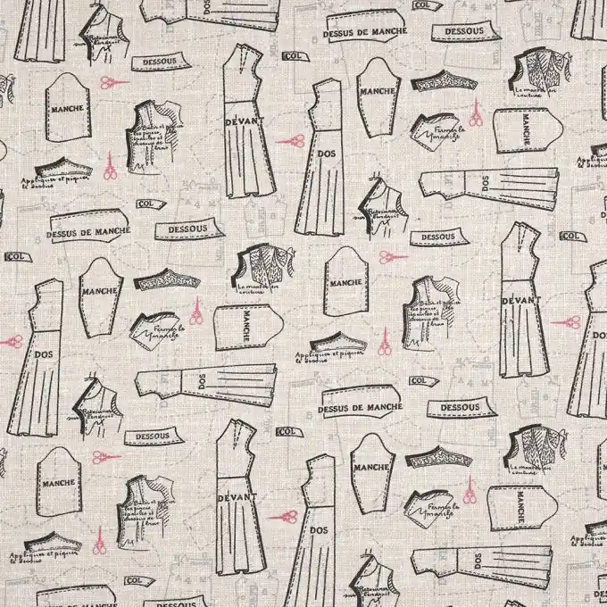 Direktkauf Dekostoff Nähzubehör Naturweiss