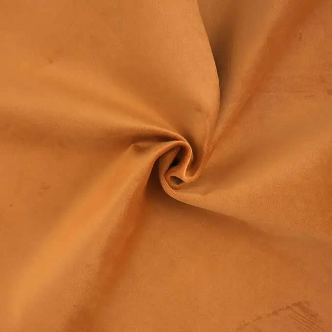 Einfarbiger Samtstoff Orange Mega-Angebot
