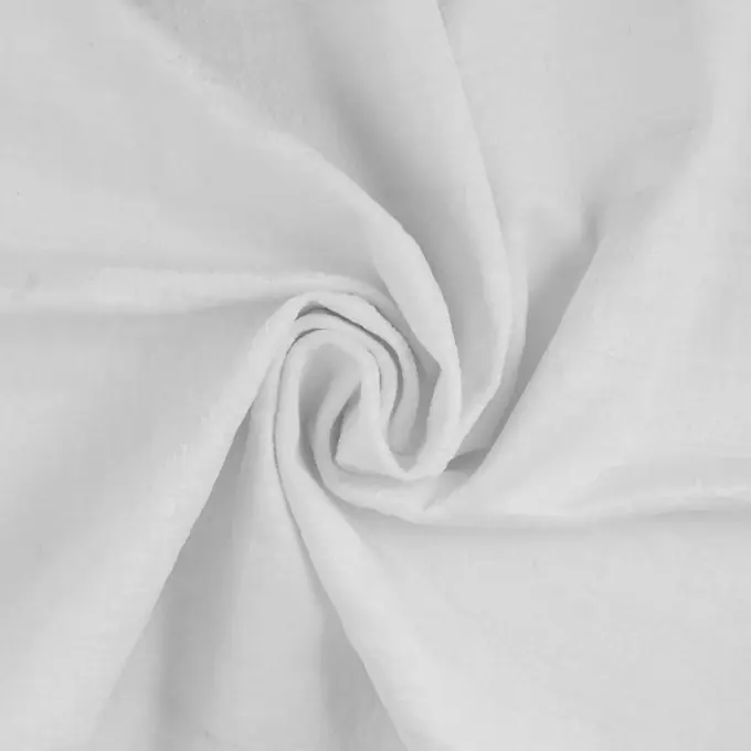 Markenware Samtstoff Dickens Weiss