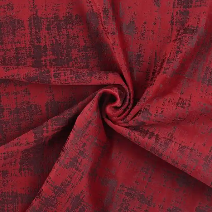 Samtstoff Dickens Weinrot Geprüft