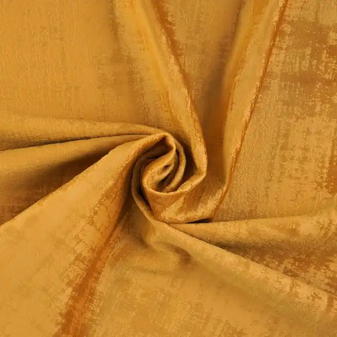 Samtstoff Dickens Senfgelb Preisreduziert