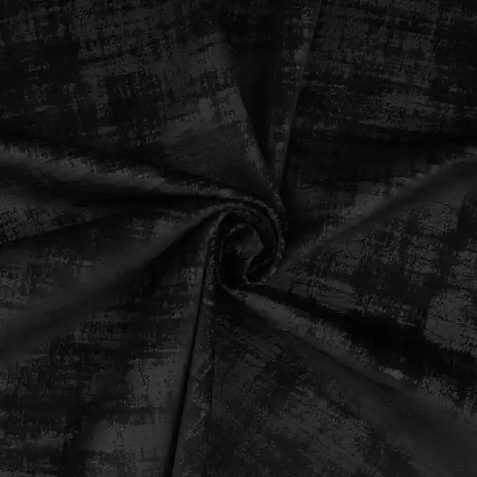 Bestseller Samtstoff Dickens Schwarz