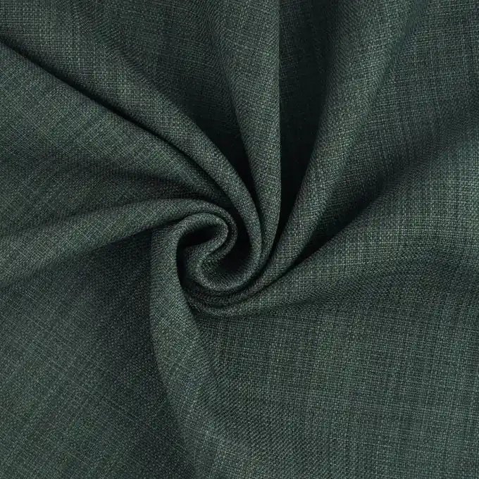 Stoff in großer Breite und Anti-Flecken-Beschichtung Linoso, tannengrün Direkt Vom Hersteller