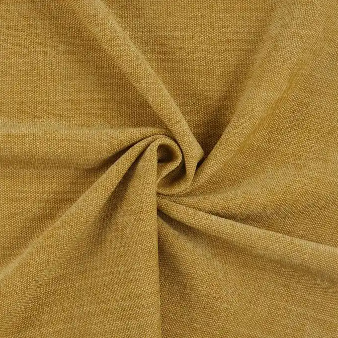 Mengenrabatt Samtstoff Daily Senfgelb