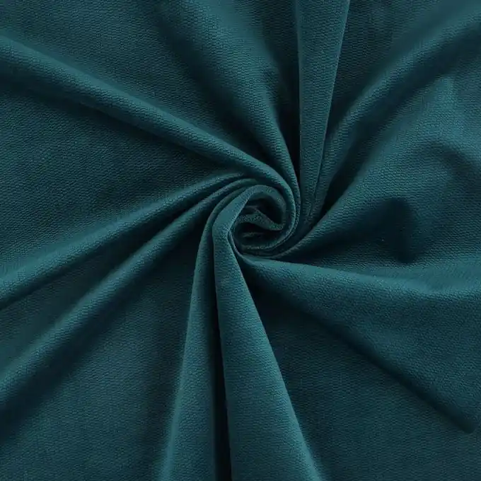 Samtstoff Decker Entenblau Online Kaufen