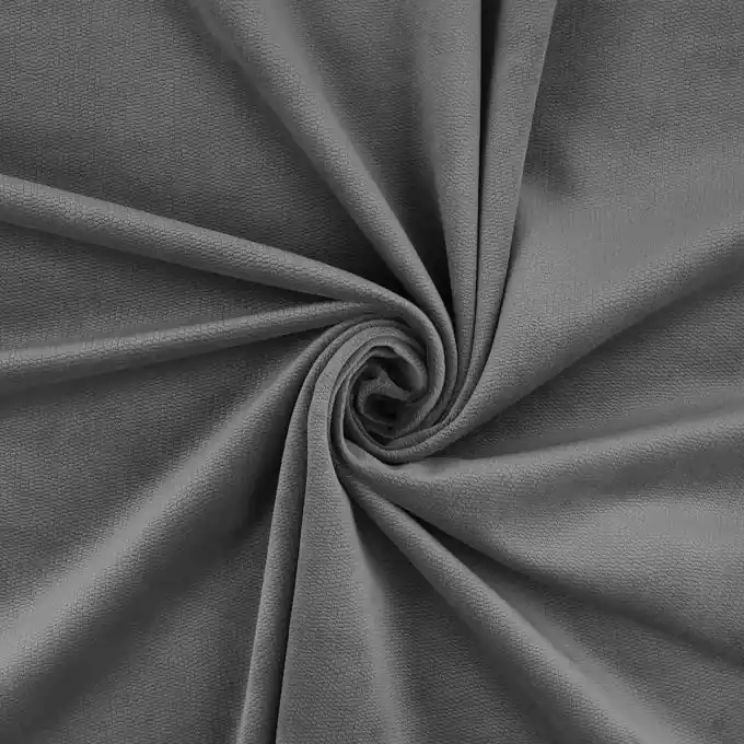 Samtstoff Decker Grau Saisonangebot