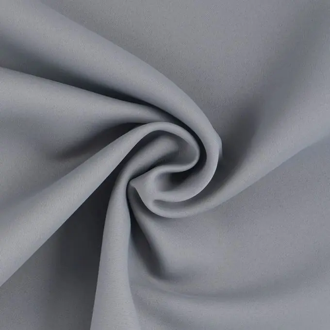 Kracherpreis Verdunklungsstoff Saten Grau extrabreit