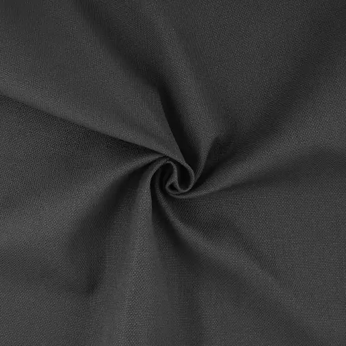 Dicker Baumwollstoff Savanna Anthrazit Billig