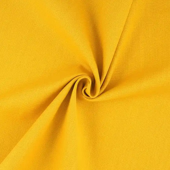 Kostenloser Versand Dicker Baumwollstoff Savanna Safrangelb