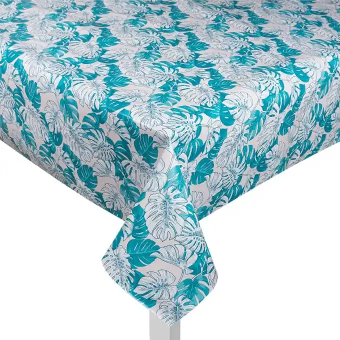 Beliebt Palmblatt Wachstuch Ecru 140cm Breite