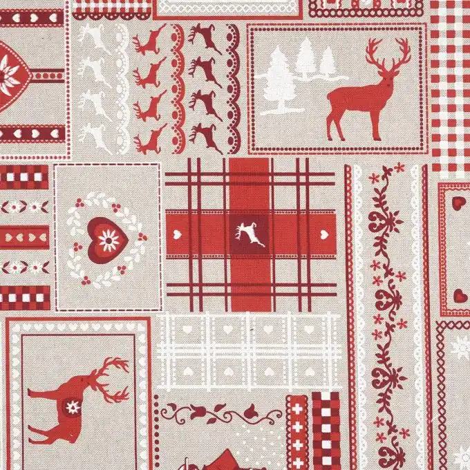 Saisonangebot Baumwollstoff Patchwork Berge