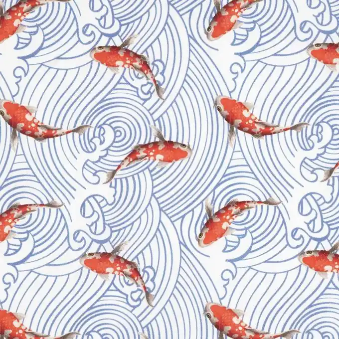 Baumwollstoff Karpfen Sonderaktion