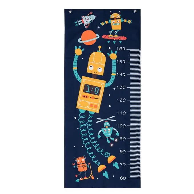 Messleiste auf Stoff Roboter Exklusiv