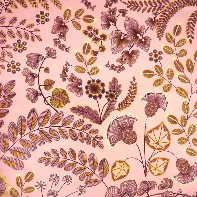 Expressversand Samtstoff Phoenix Rosa