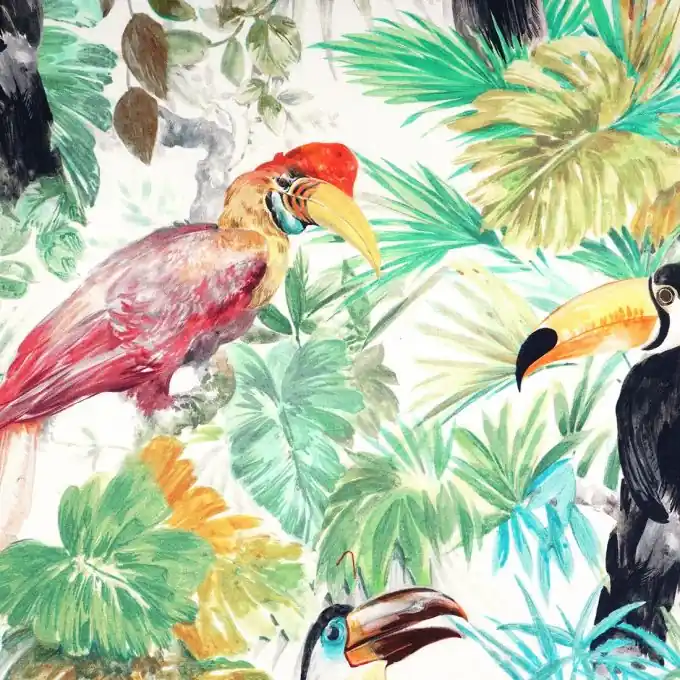 Stoff Bachette Rio exotique Schnäppchen