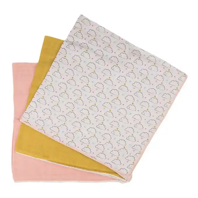 Jetzt Bestellen 3er Set Spucktücher Bio Wolken Ecru