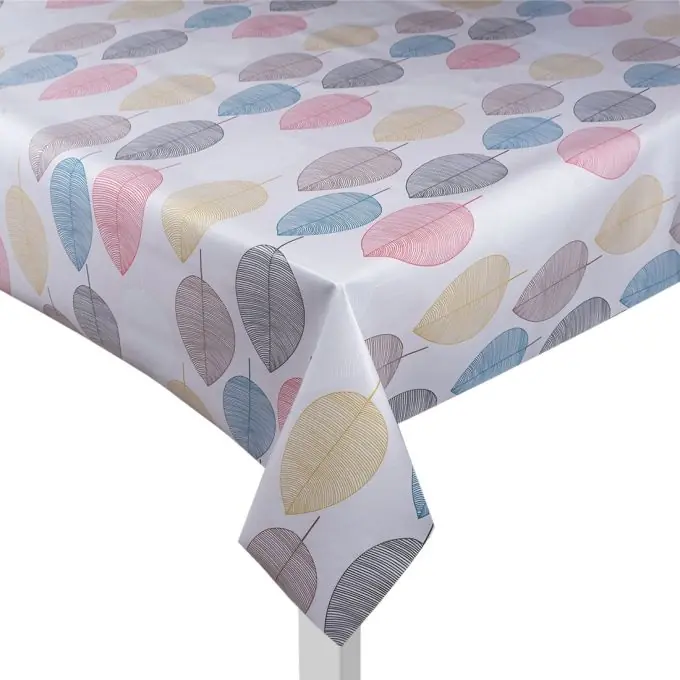 Wachstuch Buntes Blattmuster Preis Gesenkt