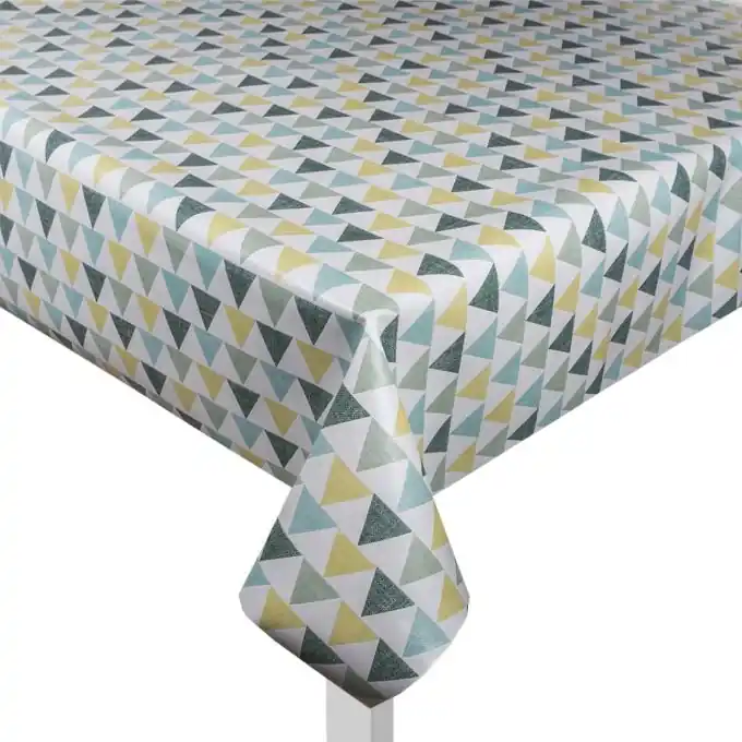 Mega-Angebot Wachstuch Dreiecke Grün