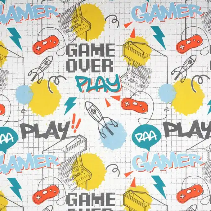 Dekostoff Game Over Neue Kollektion