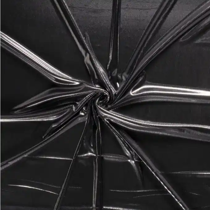 Nur Für Kurze Zeit Metallic-Stoff Silbern