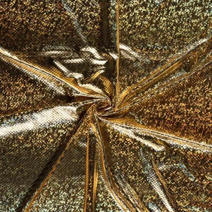 Im Trend Verkleidungsstoff Gold schimmernd