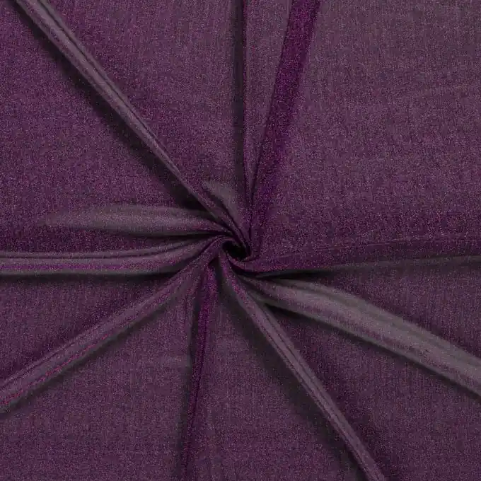 Rabatt Jerseystoff Metallic Violett