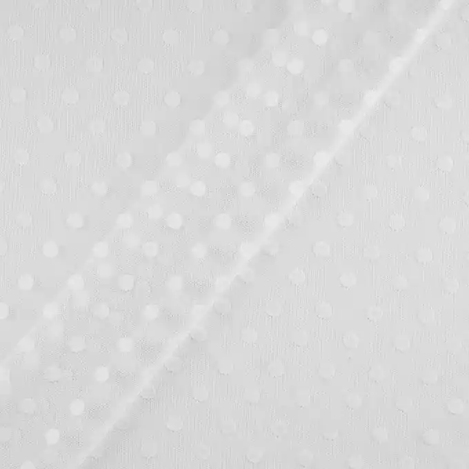 Markenprodukt Tüll Punkte Weiss