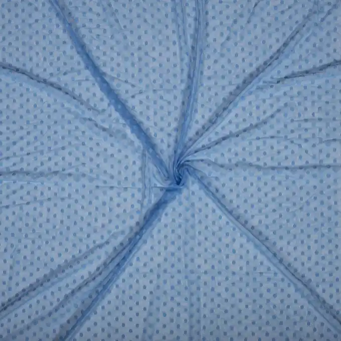 Tüll Punkte Hellblau Preiswert